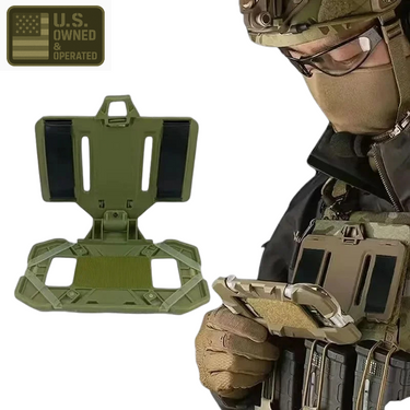 Plate Carrier Phone Mount – Phone & Map Holder Chest Panel